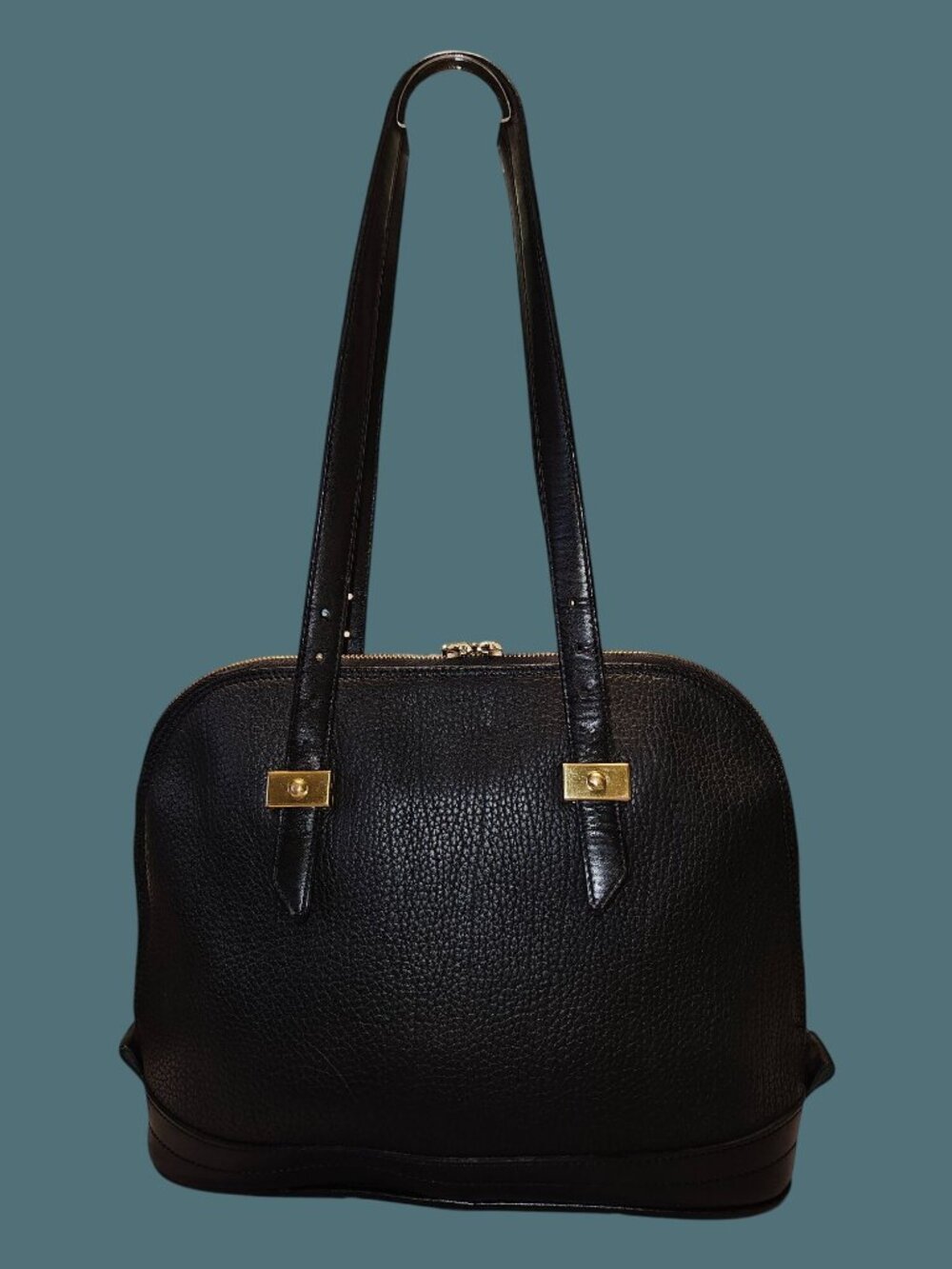 Dooney & Bourke Vtg. All Weather Leather Dome Metro Satchel Shoulder Bag - USA - Picture 8 of 16